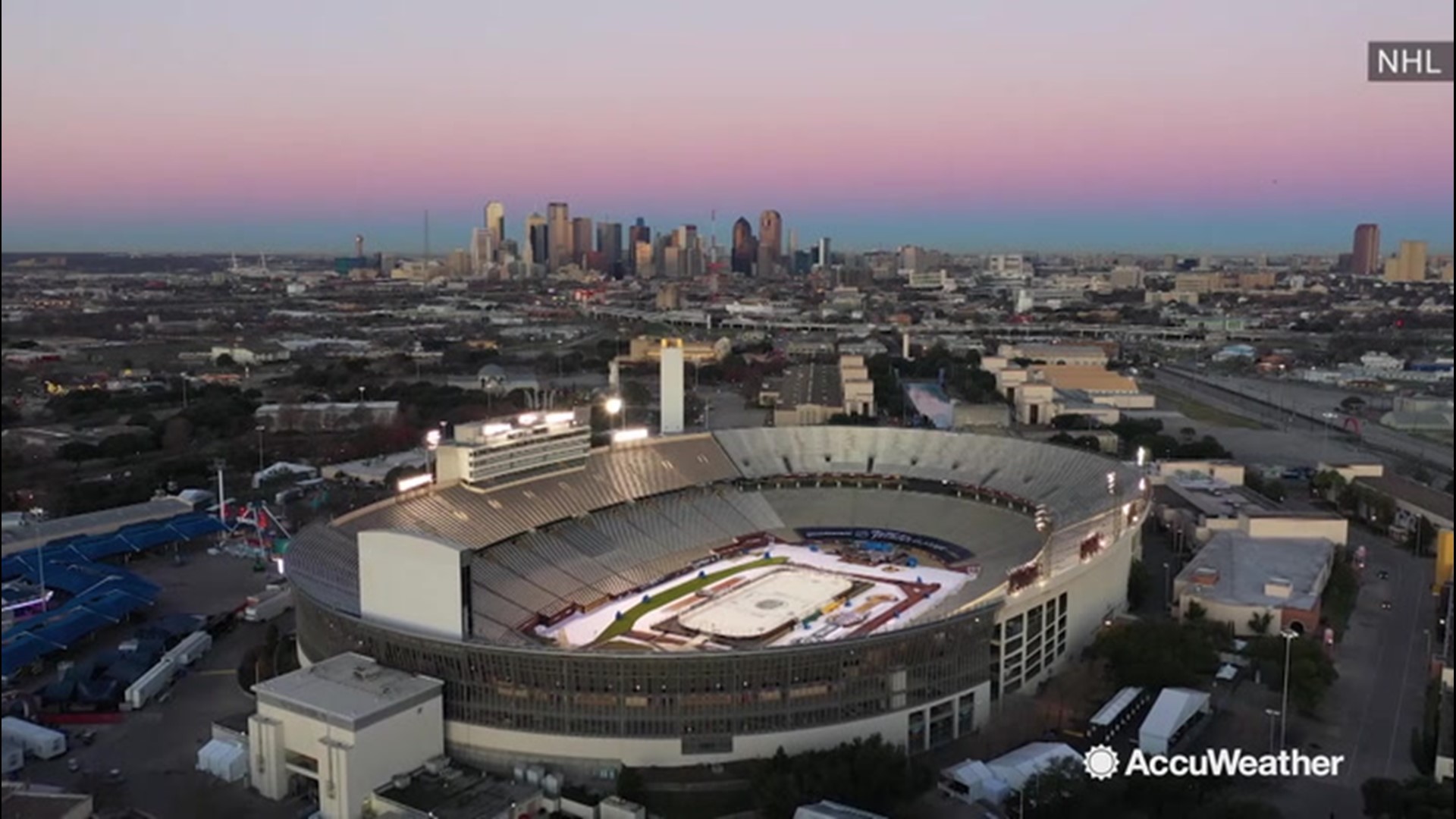 Why did the NHL pick Dallas as the home for the 2020 Winter Classic, knowing that warmer weather could cause problems?