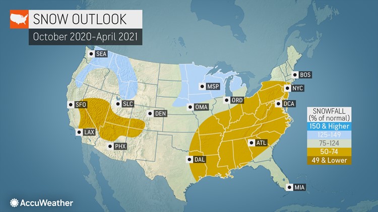 Winter Is Coming; Here's The Winter Weather Forecast For Around The Country | Kgw.com