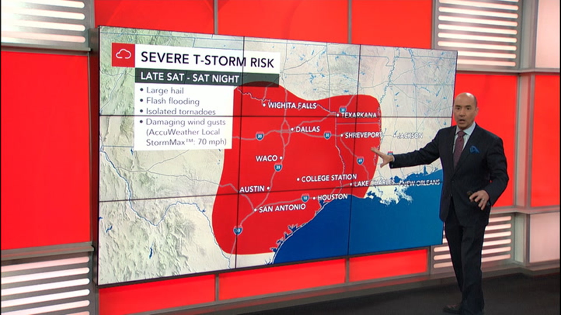 From a potential snowstorm in the Rockies and Midwest to a severe weather outbreak in the Southeast, this weekend could be busy. AccuWeather's Bernie Rayno has the details.