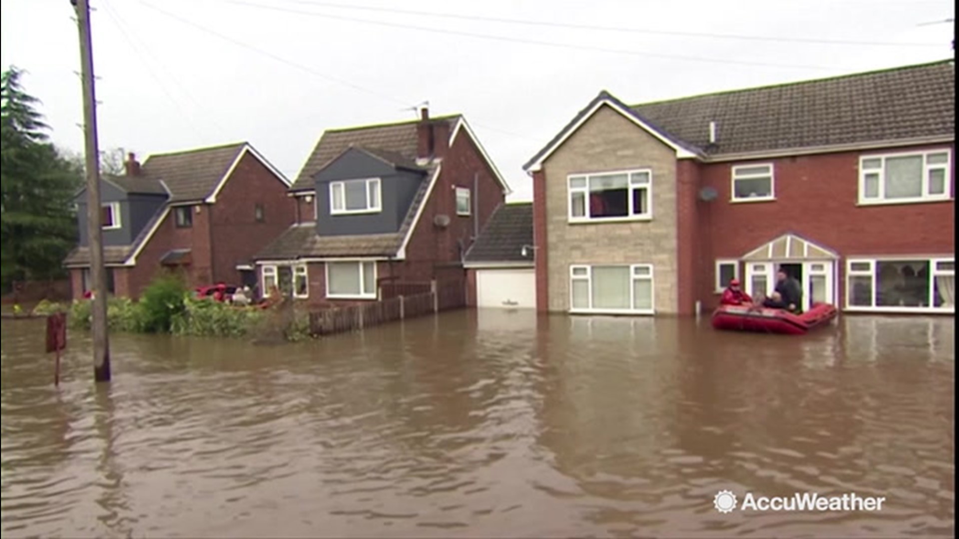 The village of Fishlake, England, suffered tremendously when floodwater filled the streets and seeped into homes on Nov. 9.