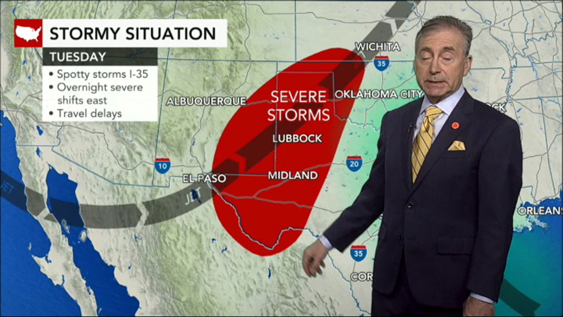 fret Medical break down Risk of severe thunderstorms to return to South Central states | kgw.com