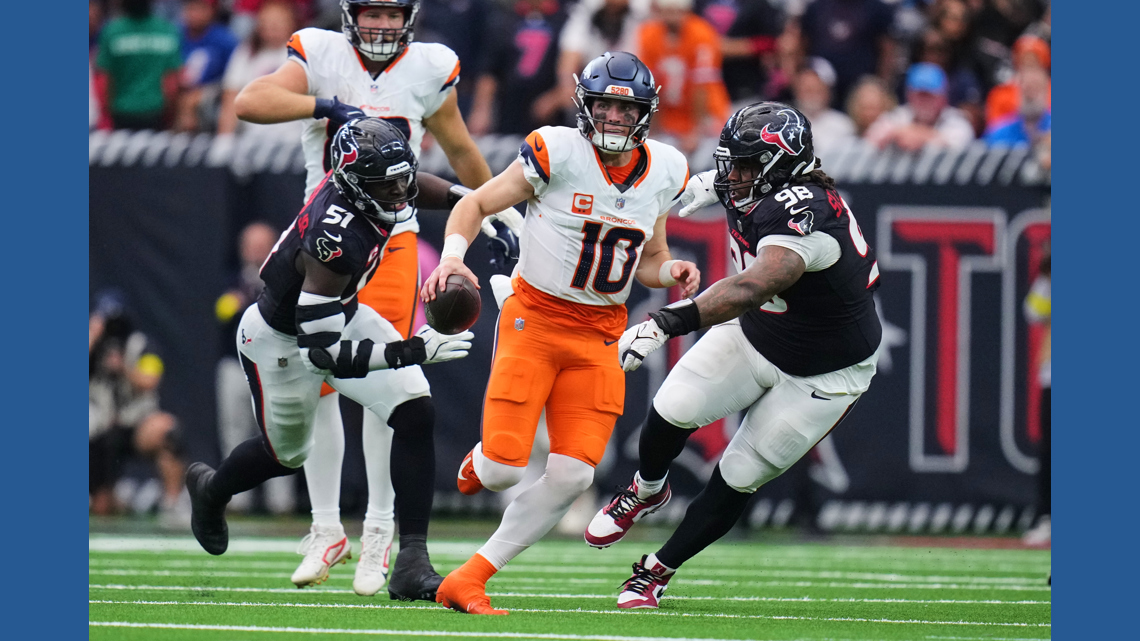 Broncos Lead Texans 7-6; Stroud Injured