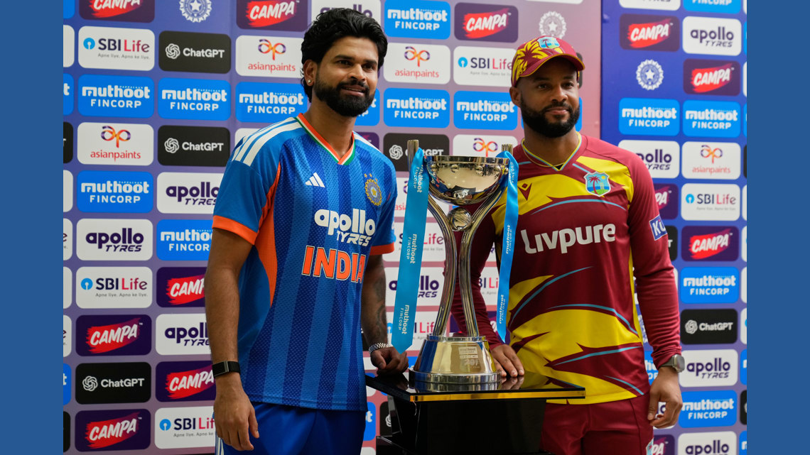 India and West Indies draw T20 cricket series 2-2 after no result in ...