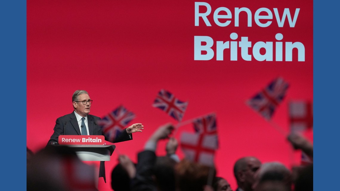 UK Prime Minister Starmer Condemns Farage at Labour Conference
