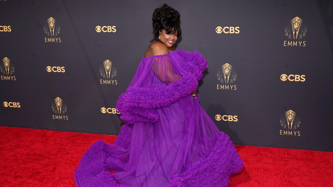 Moses Ingram Wore Christian Siriano @ 2021 Primetime Emmy Awards