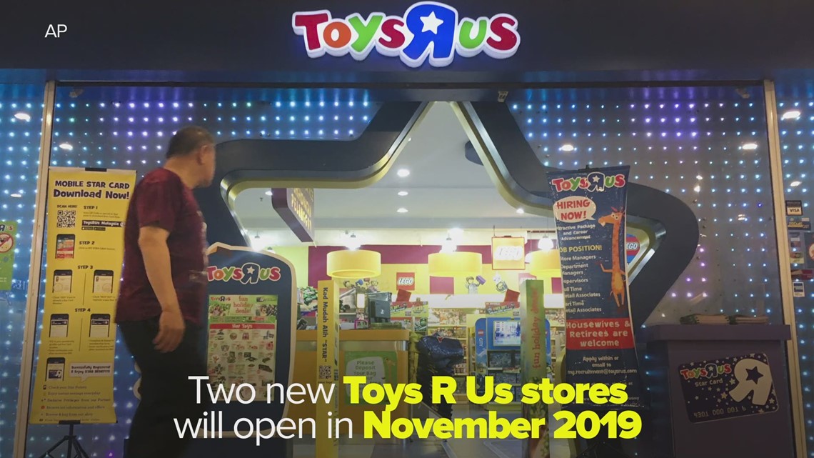 Toys R Us announces comeback plan for 2 US stores in 2019