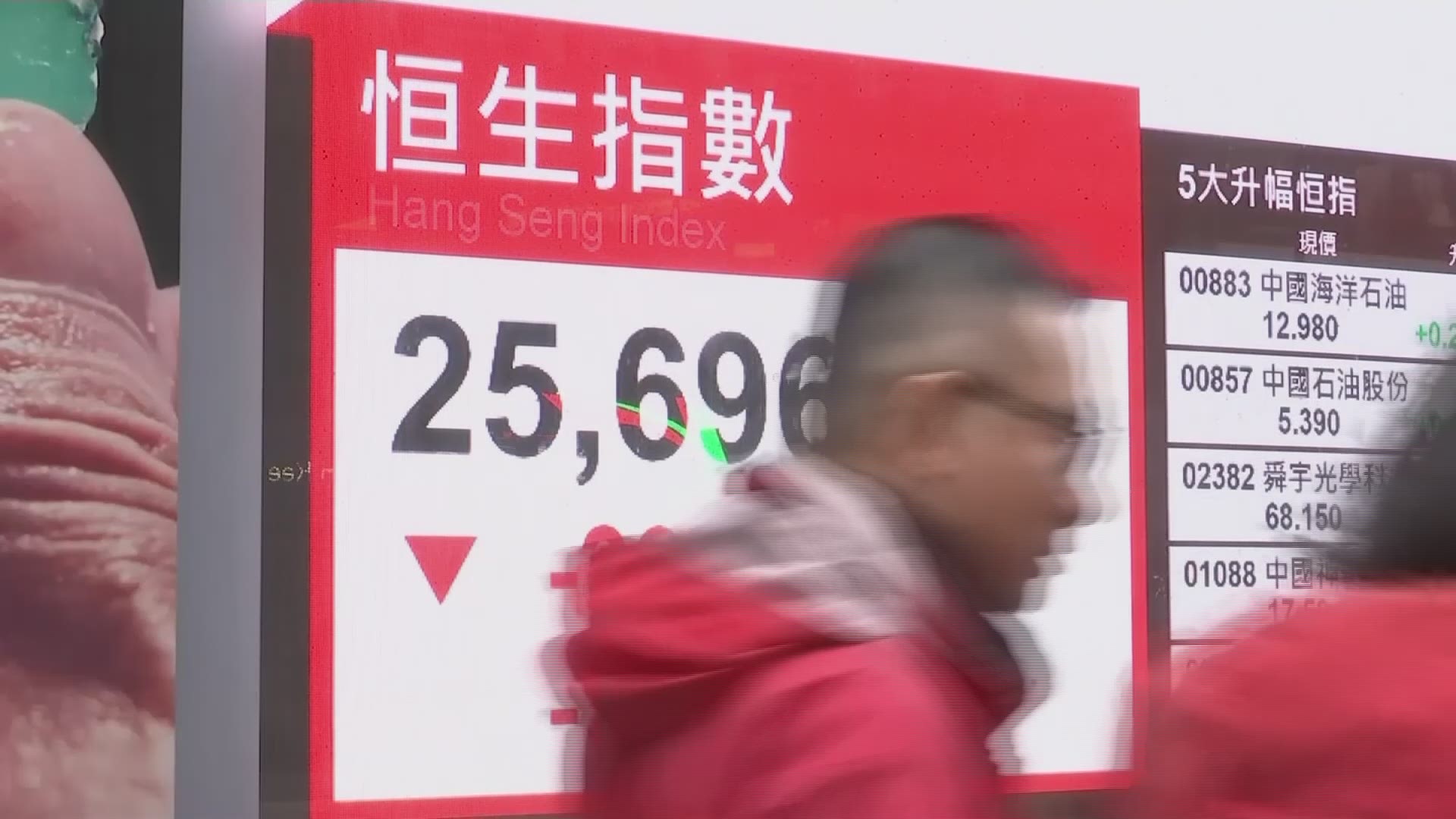 Asian markets were broadly lower on Monday after China protested the arrest of a senior executive of Chinese electronics giant Huawei, who is suspected of trying to evade US trade curbs on Iran.