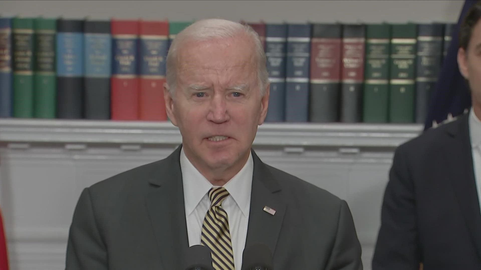 Biden's announcement comes as a response to recent production cuts announced by OPEC+ nations.