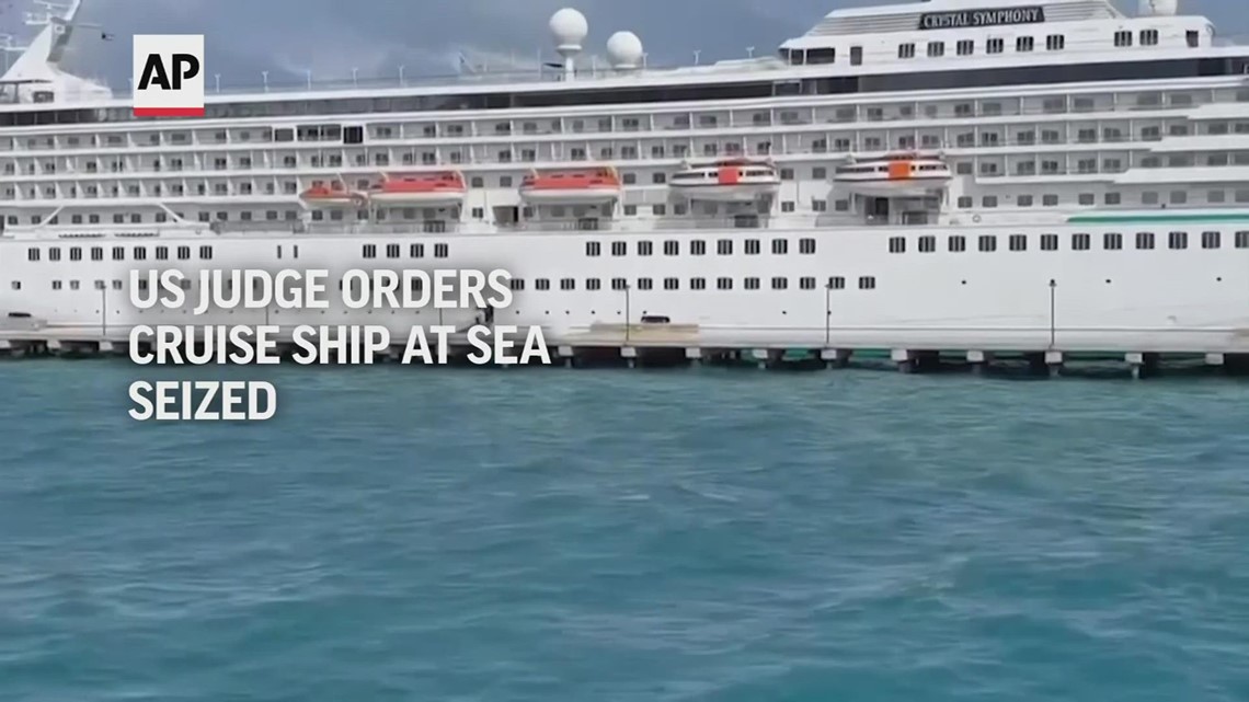 US Judge orders cruise ship at sea seized