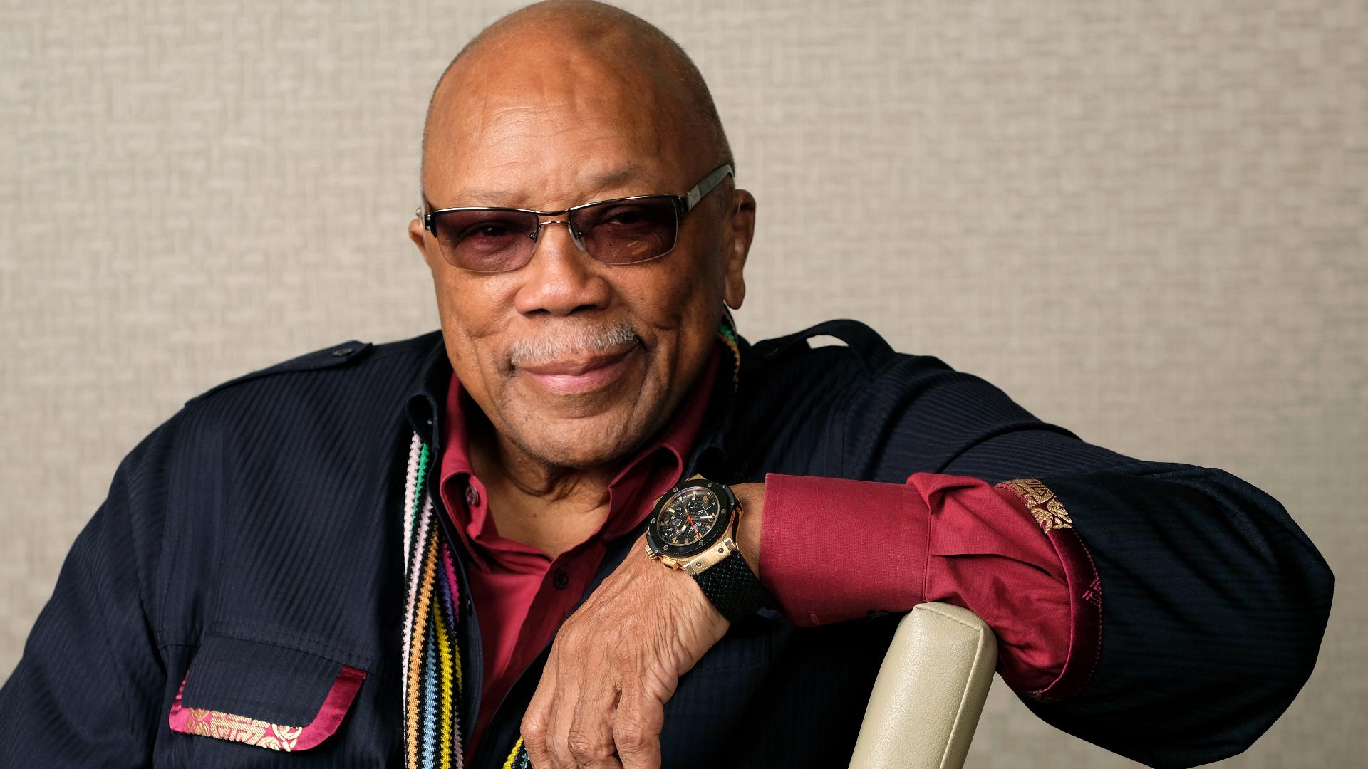 Legendary music producer Quincy Jones died Sunday night at his home in Los Angeles, according to his publicist. He was 91 years old.