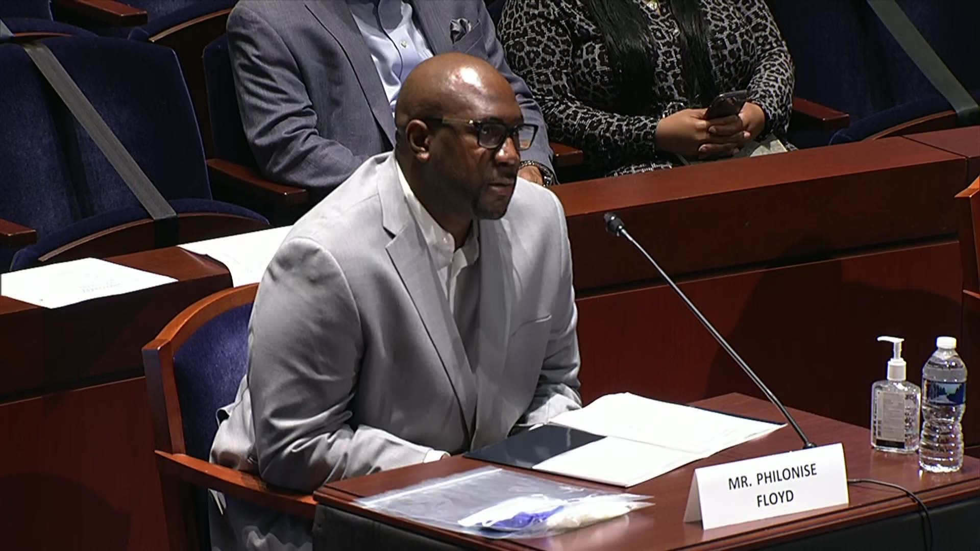 Philonise, George Floyd's brother, testified to the House Judiciary Committee that's examining the crisis of racial profiling and police brutality.