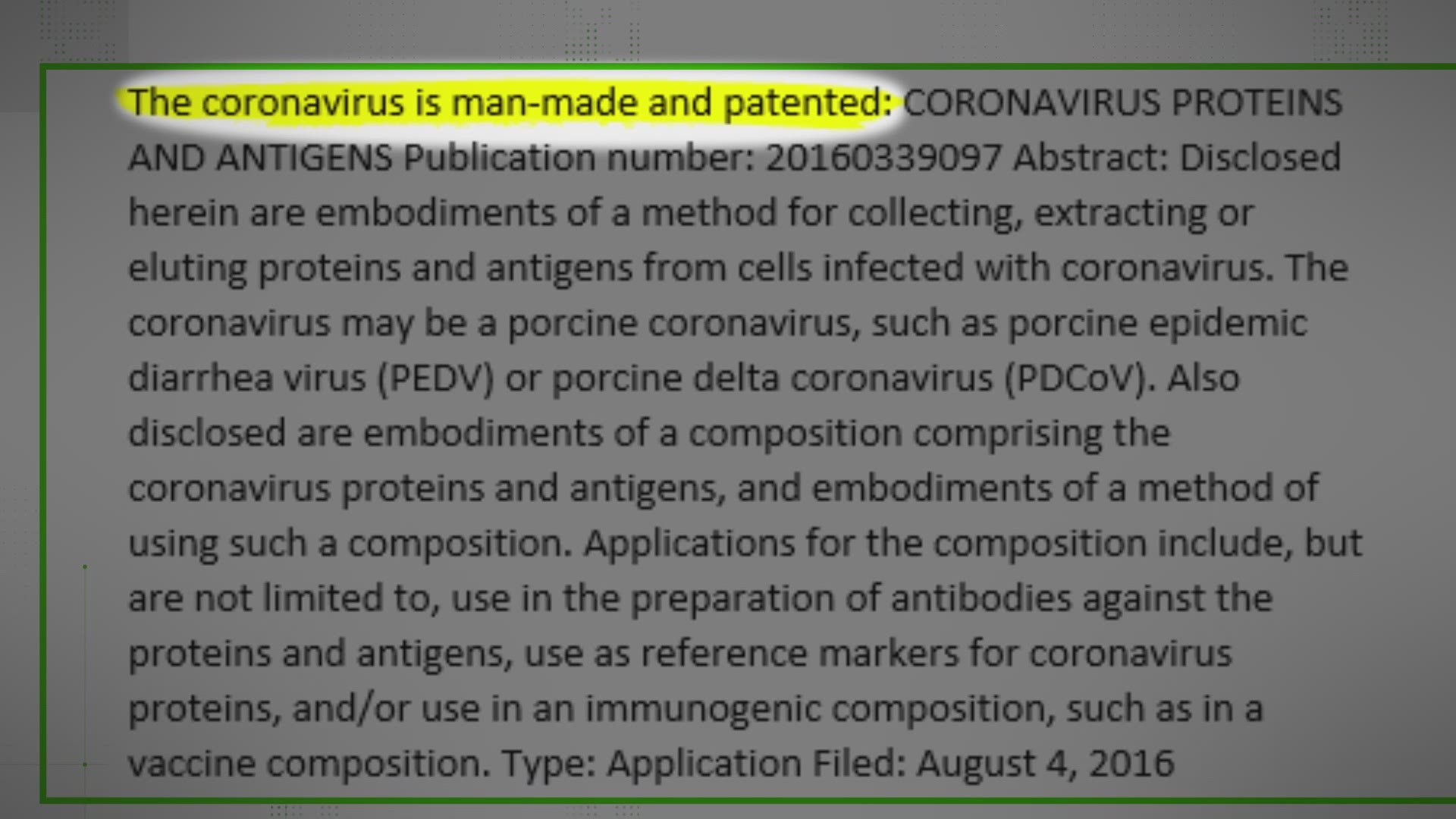 A bit of confusion around the names of certain coronaviruses has led to larger claims that governments have known about this virus for years.