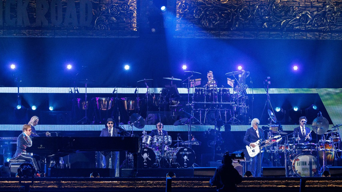 Elton John Performs Final North American Show at Dodger Stadium