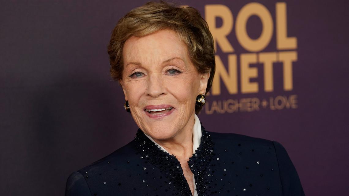Julie Andrews makes rare on-screen appearance to support people