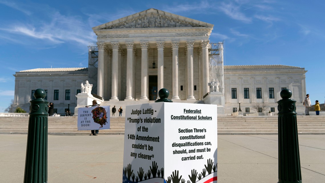 Can Trump be on the 2024 ballot? Supreme Court set to decide - Vimarsana News