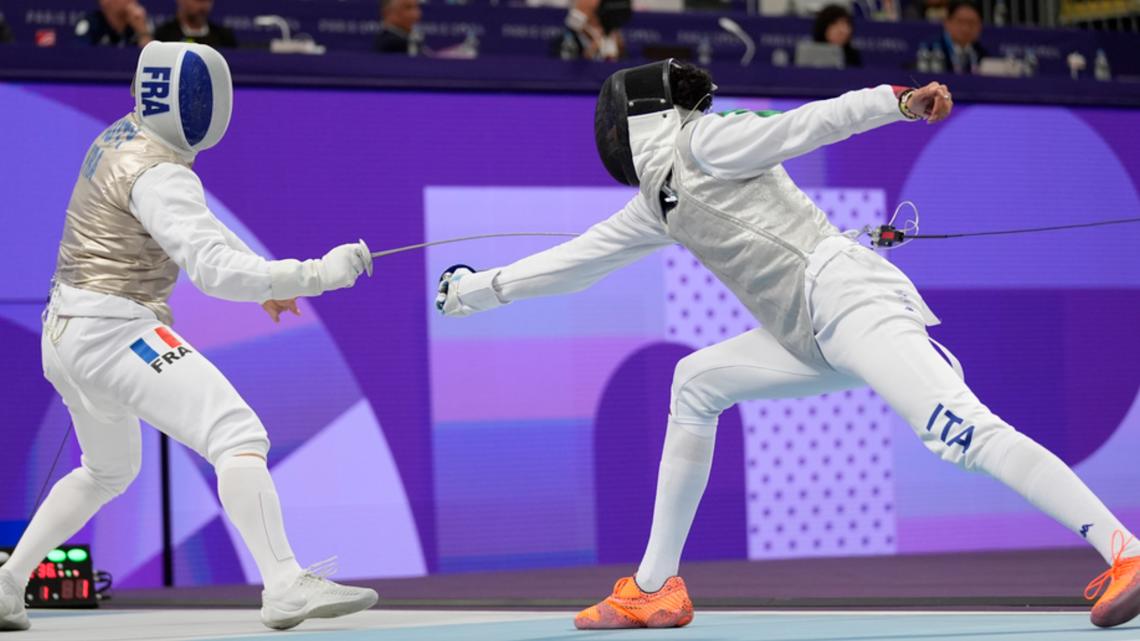 Why are fencers tethered at the Paris Olympics? | kgw.com