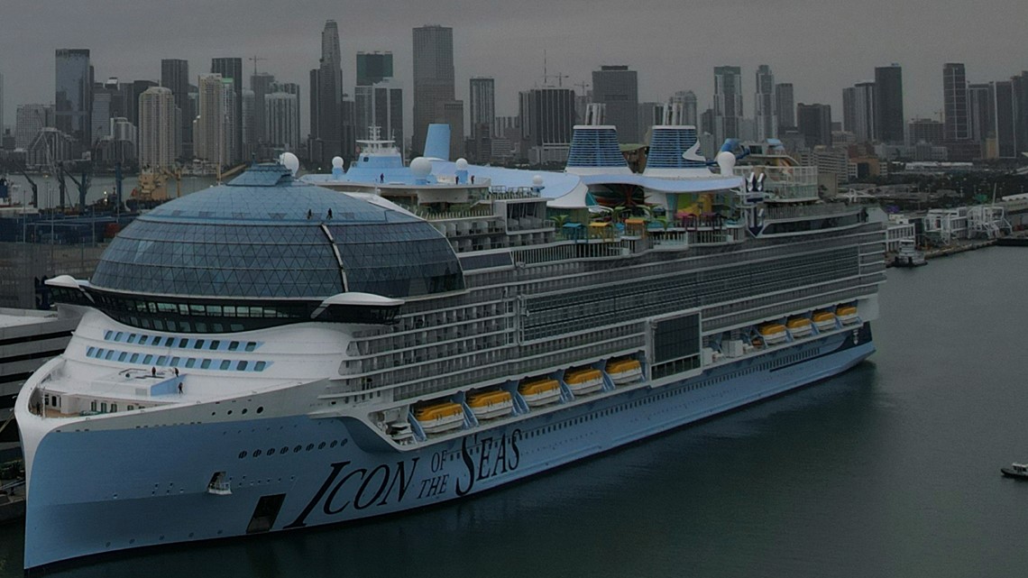 Icon Of The Seas, World's Largest Ship, Begins Maiden Voyage | Kgw.com