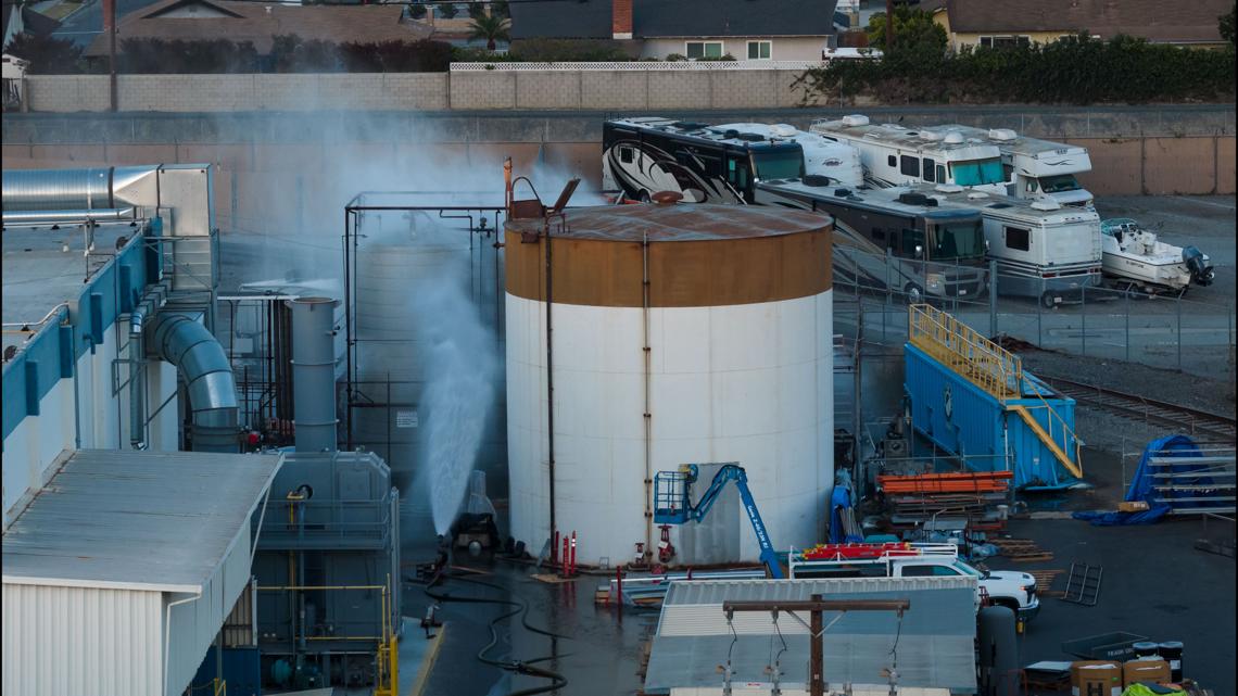 Southern California officials lift all evacuation orders for residents near damaged chemical tank