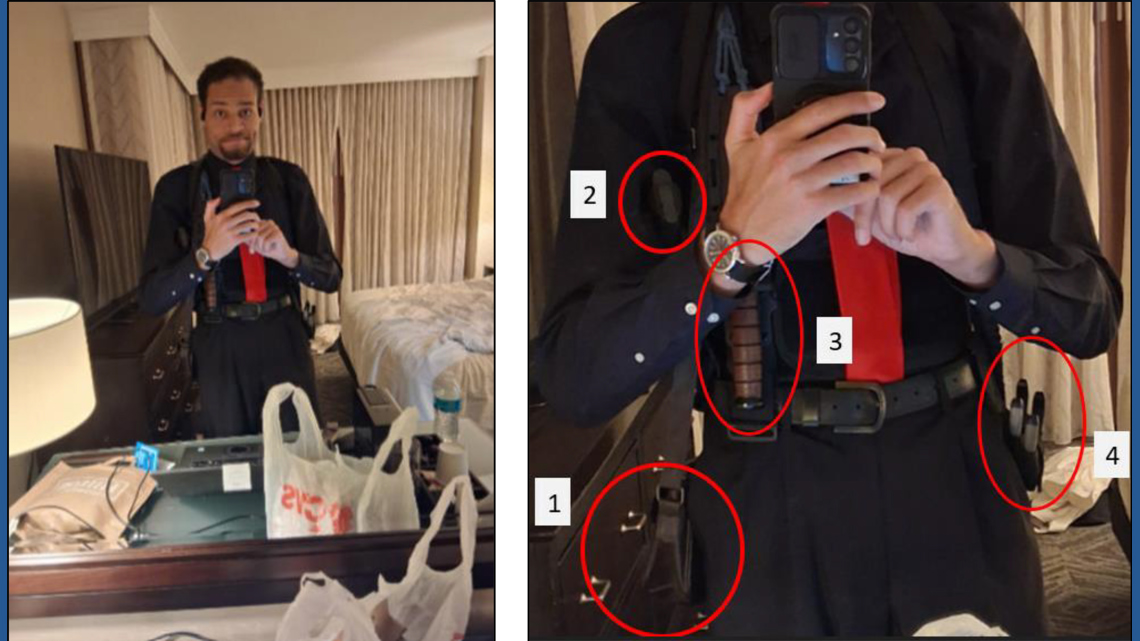 Suspect took photo with knives in hotel room before correspondents' dinner attack, investigators say