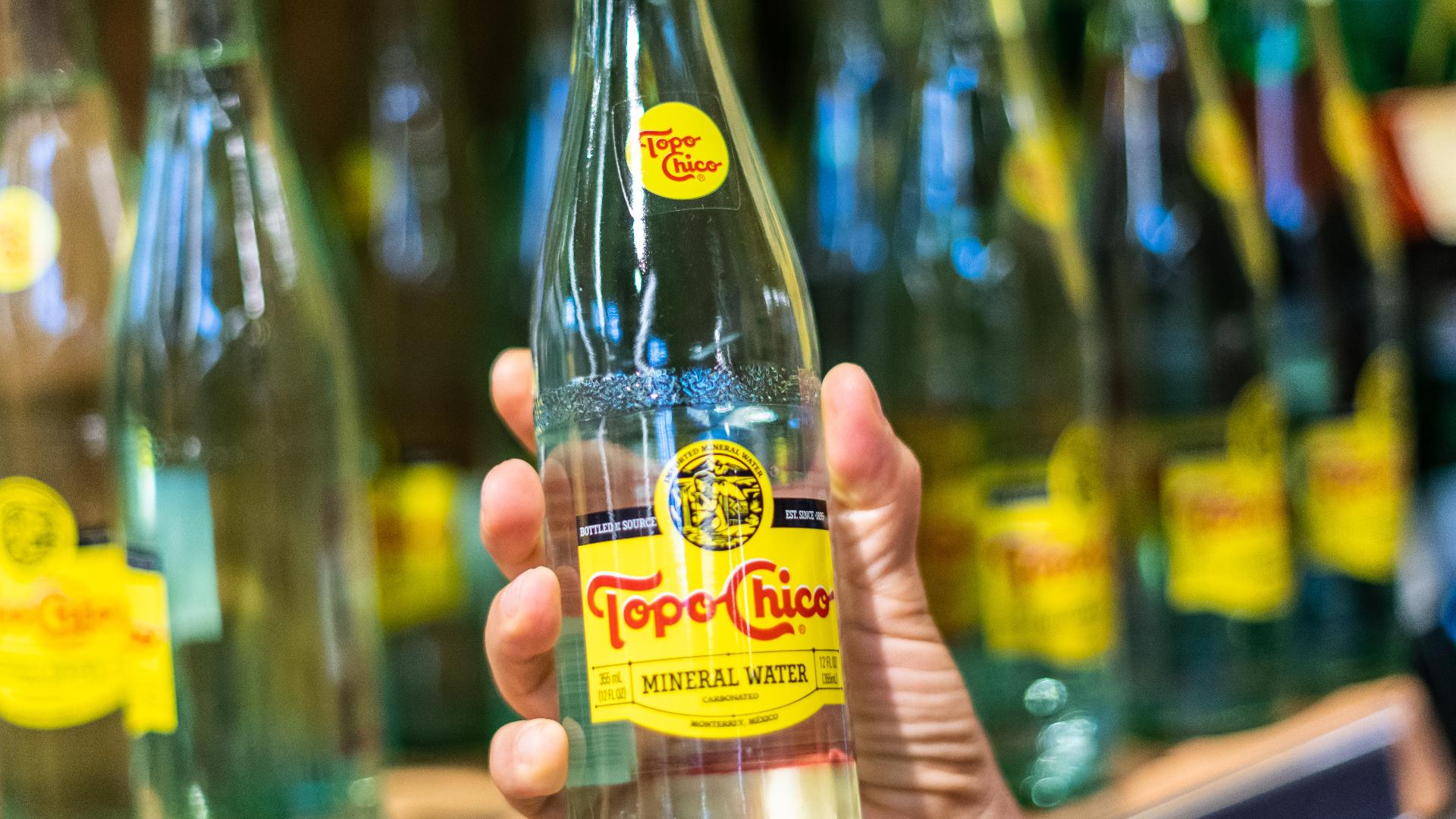 Toppo Choco Topo Chico mineral water begins phased return to stores after months ...