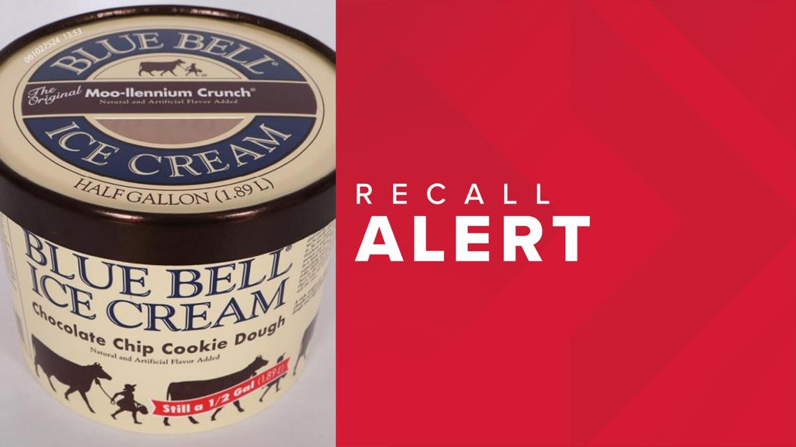 Blue Bell recalls ice cream over undeclared nuts across multiple US states