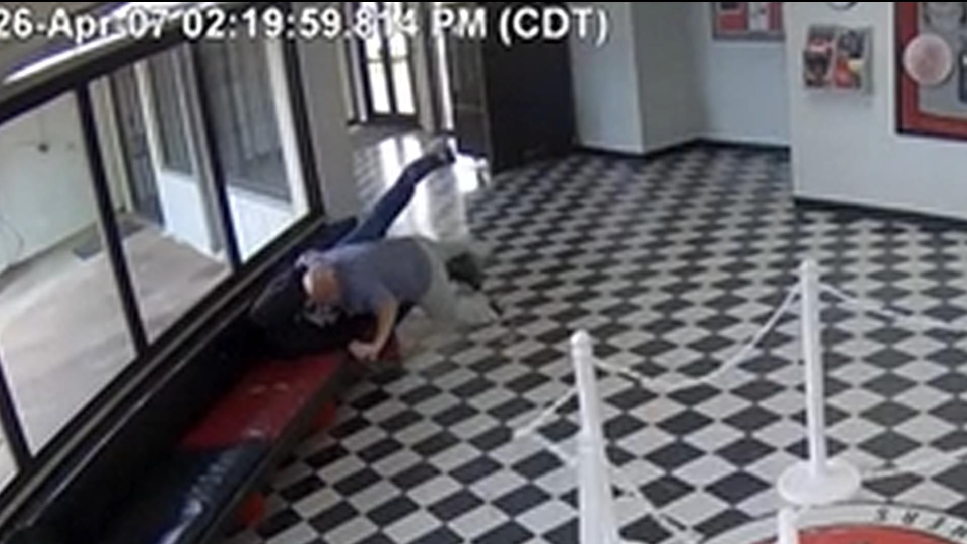 WATCH: Oklahoma high school principal tackles suspected gunman | kgw.com