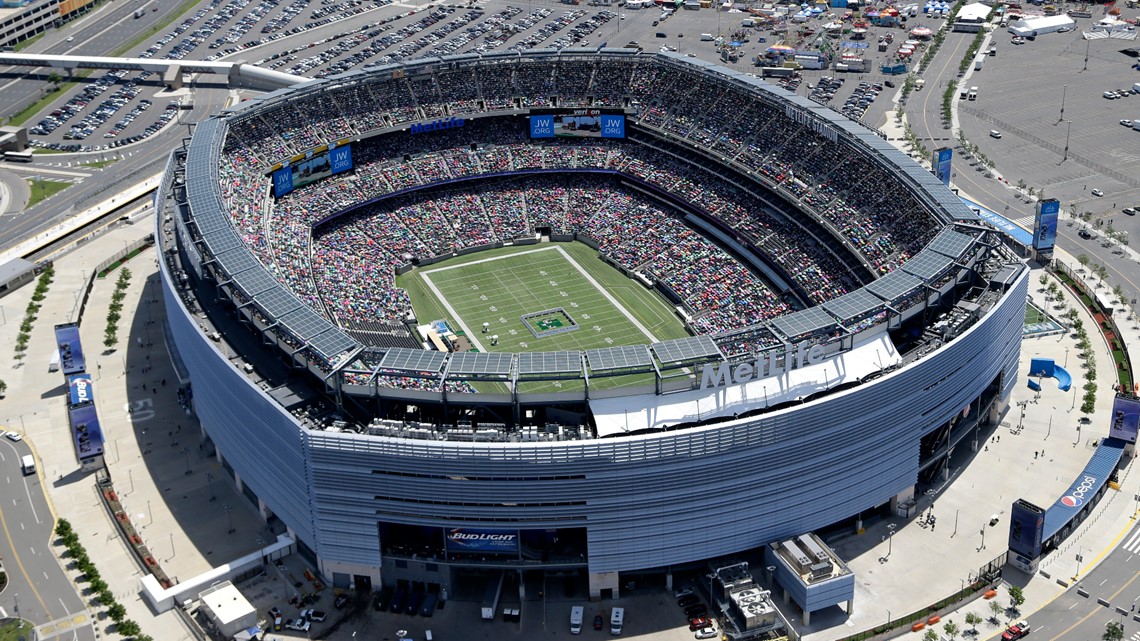 Aerial View of New York City in 2026 - Hosting the FIFA World Cup