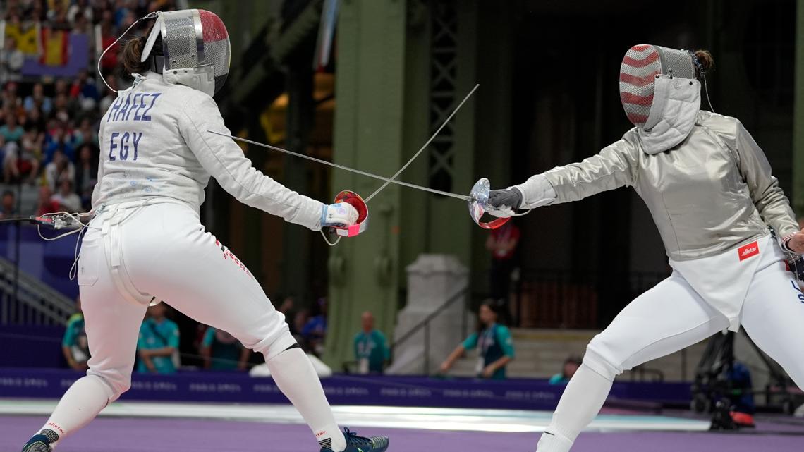 Was there a pregnant fencer at the Olympics? | kgw.com