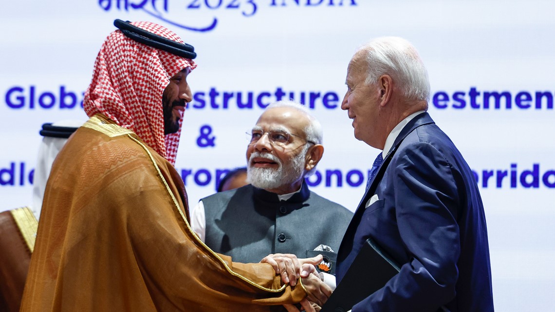G20 leaders announce rail and shipping corridor project | kgw.com