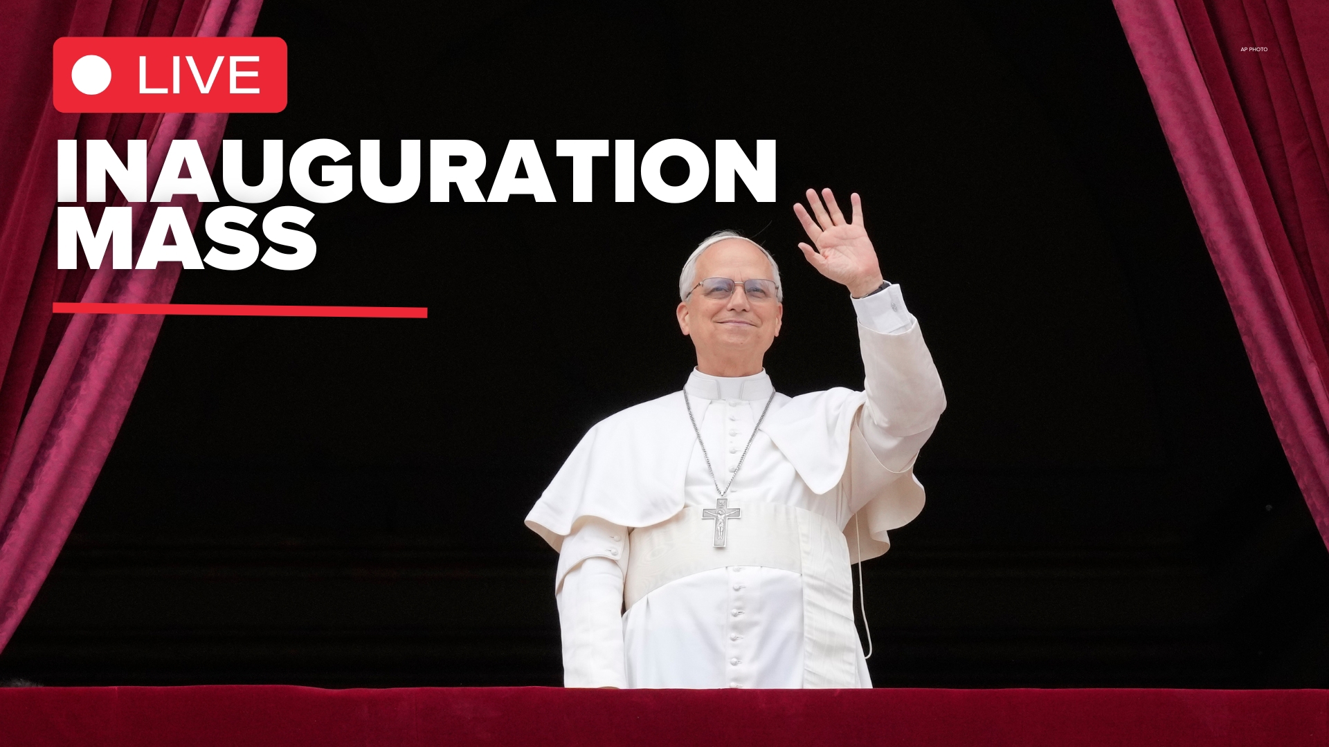 The new pope is presiding over an inauguration mass in St. Peter's Square to begin his pontificate. 