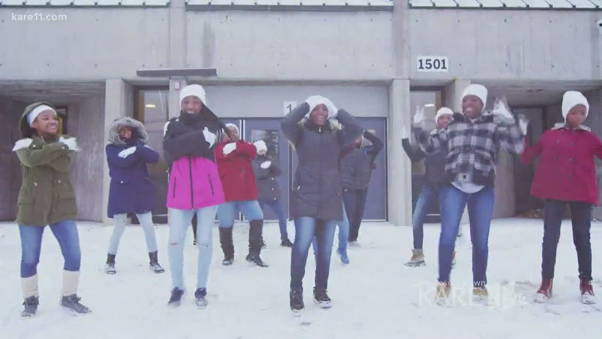 Franklin Middle School's music video, reminding Super Bowl visitors to bundle up, has been viewed more than 200,000 times. http://kare11.tv/2GppPUN