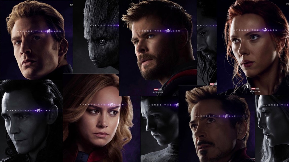 Avenge the Fallen with Avengers: Endgame character posters