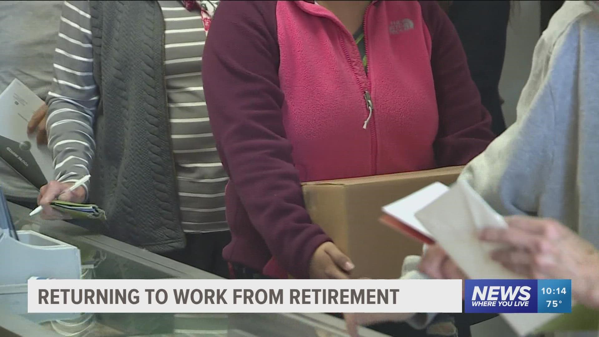 During the height of the pandemic, more than 3 million people in the U.S. retired. Now, a majority of those are returning to work to make ends meet.