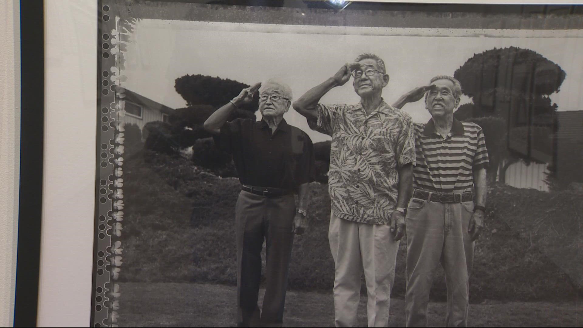 A photo exhibit at the Oregon Historical Society in Southwest Portland documents the hardship of Japanese Americans in the WWII era. KGW's Steve Redlin reports.