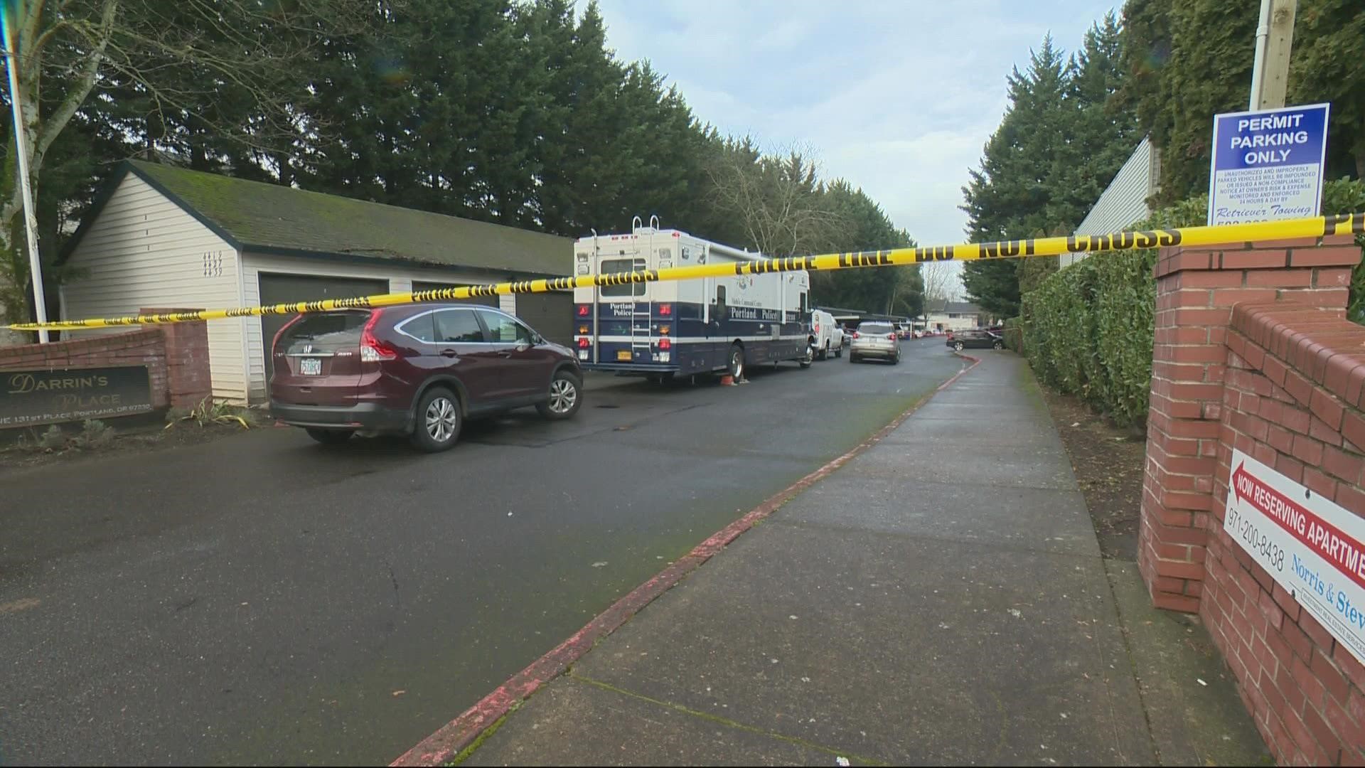 Of the 11 people shot and killed in Portland since Jan. 1, three have been killed outside an apartment complex near Northeast Sandy Boulevard and 131st Place.