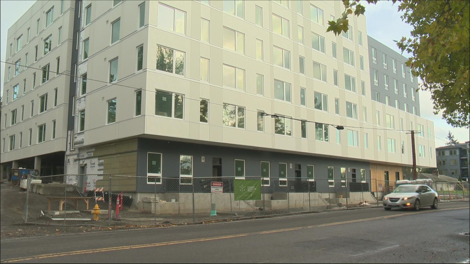 Seven affordable housing complexes are currently under construction across Multnomah, Clackamas and Washington counties. People are already moving in.