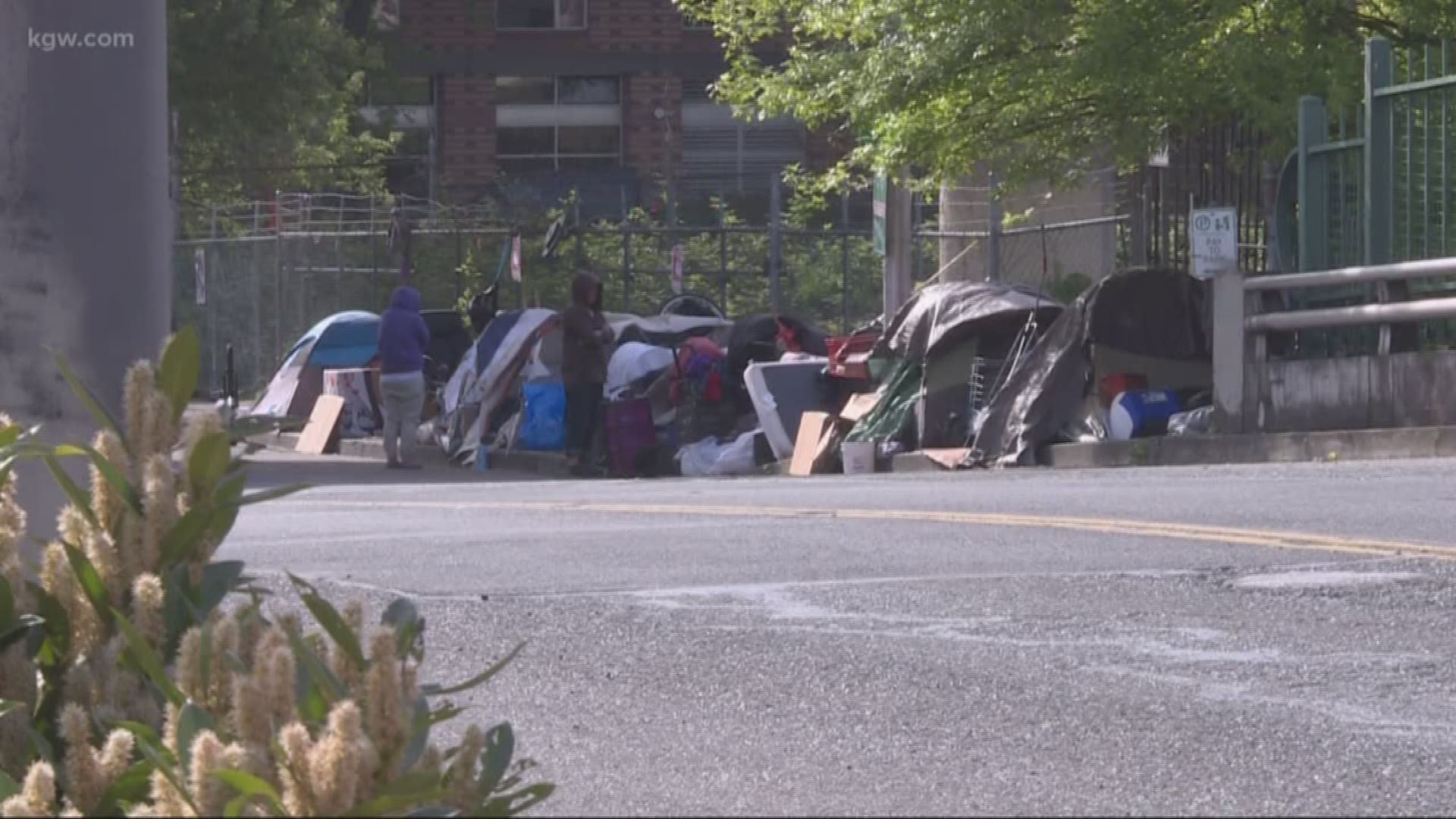 Goose Hollow Neighbors Worried About Threats From Homeless Campers