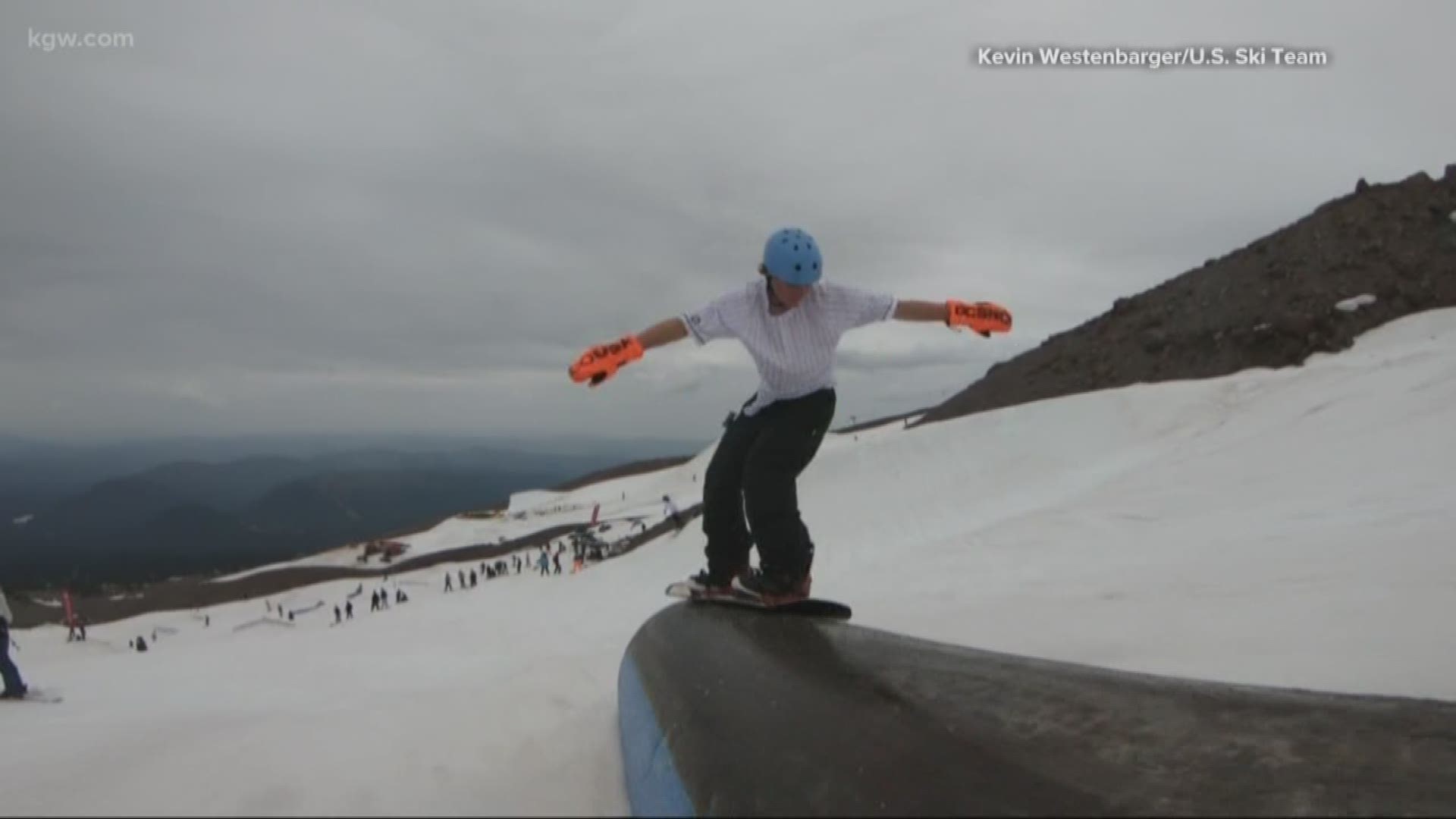 The U.S. Ski and Snowboards teams took their talents to Mount Hood to practice.