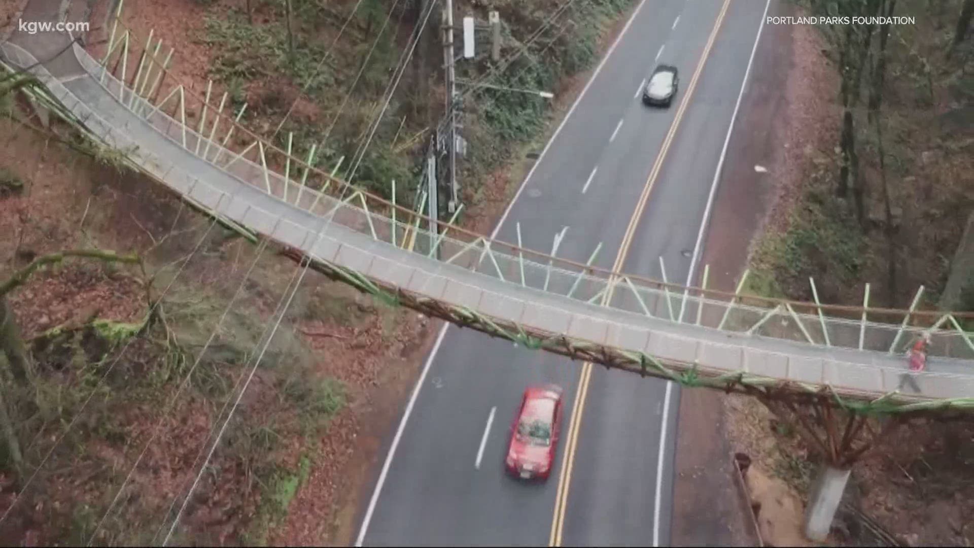 Portland's new footbridge on the Wildwood Trail is now an international award winner for public art!
