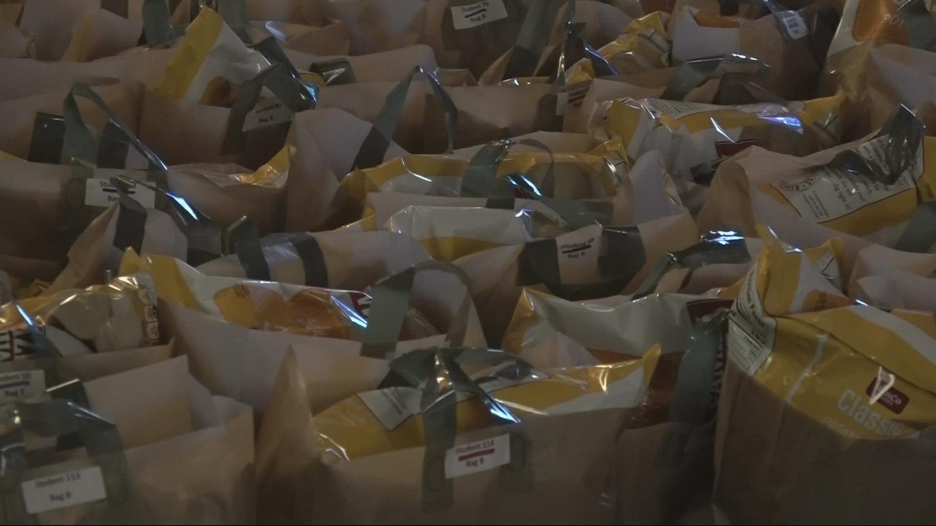 Beaverton church donates meals to struggling students | kgw.com