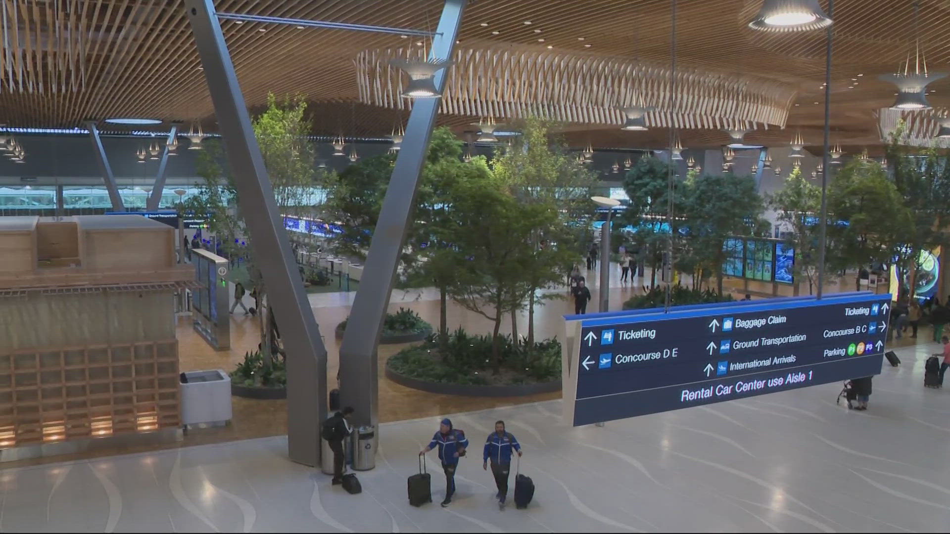 About 350,000 are expected to pass through Portland International Airport for the Thanksgiving holiday. That's a 3.5% increase over the same time period last year.