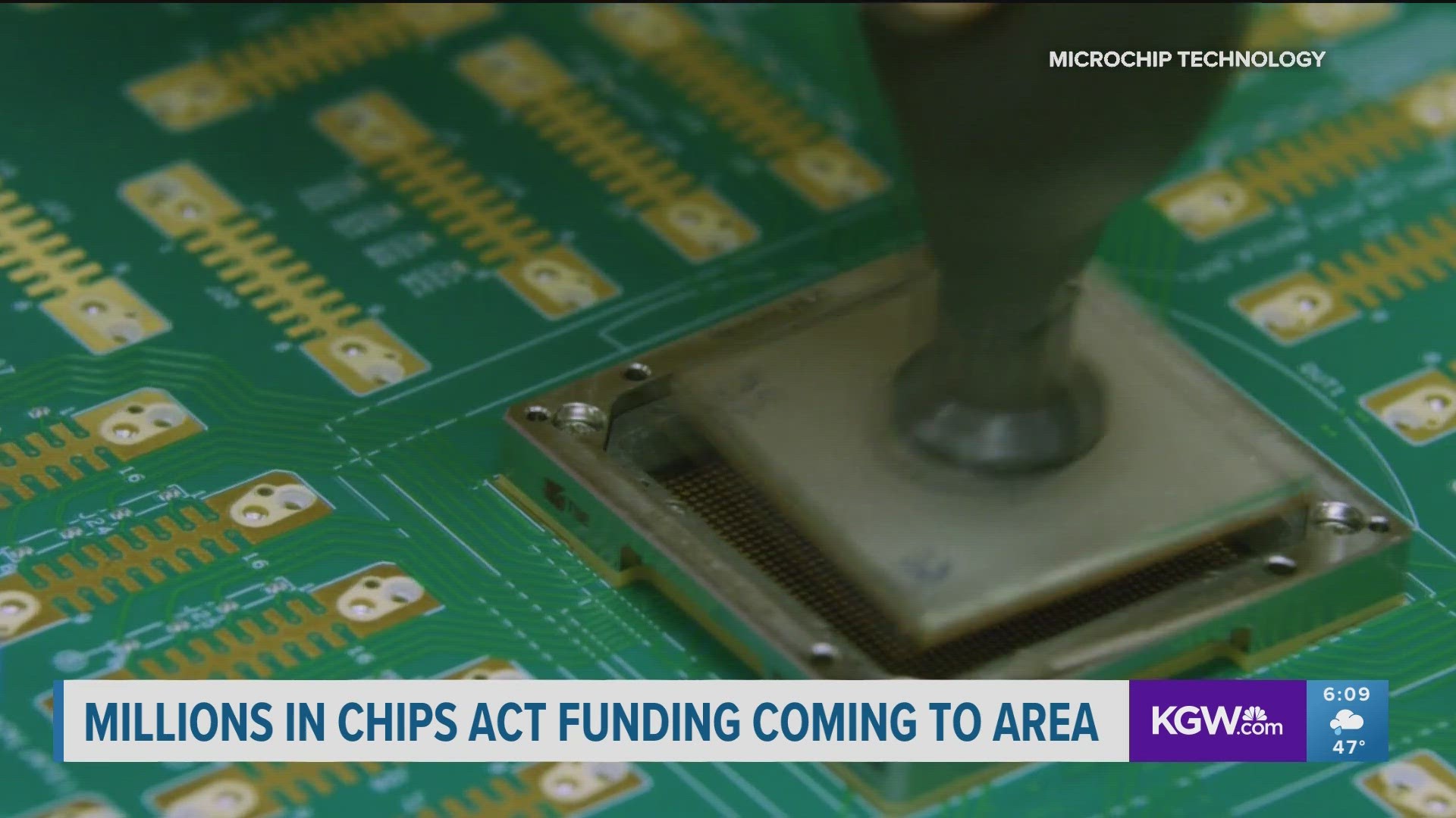 Microchip Technology's expansion in Gresham is expected to triple its microcontroller unit output and add roughly 600 jobs.