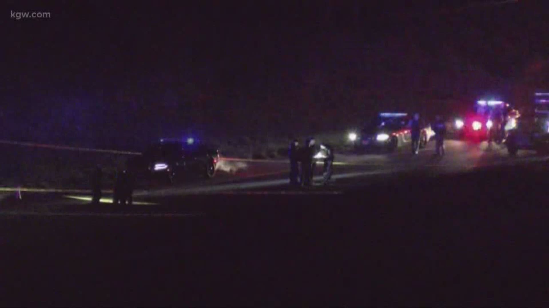 A person is dead after an officer-involved shooting late Thursday night on Interstate 5 south of Salem, according to the Oregon State Police.