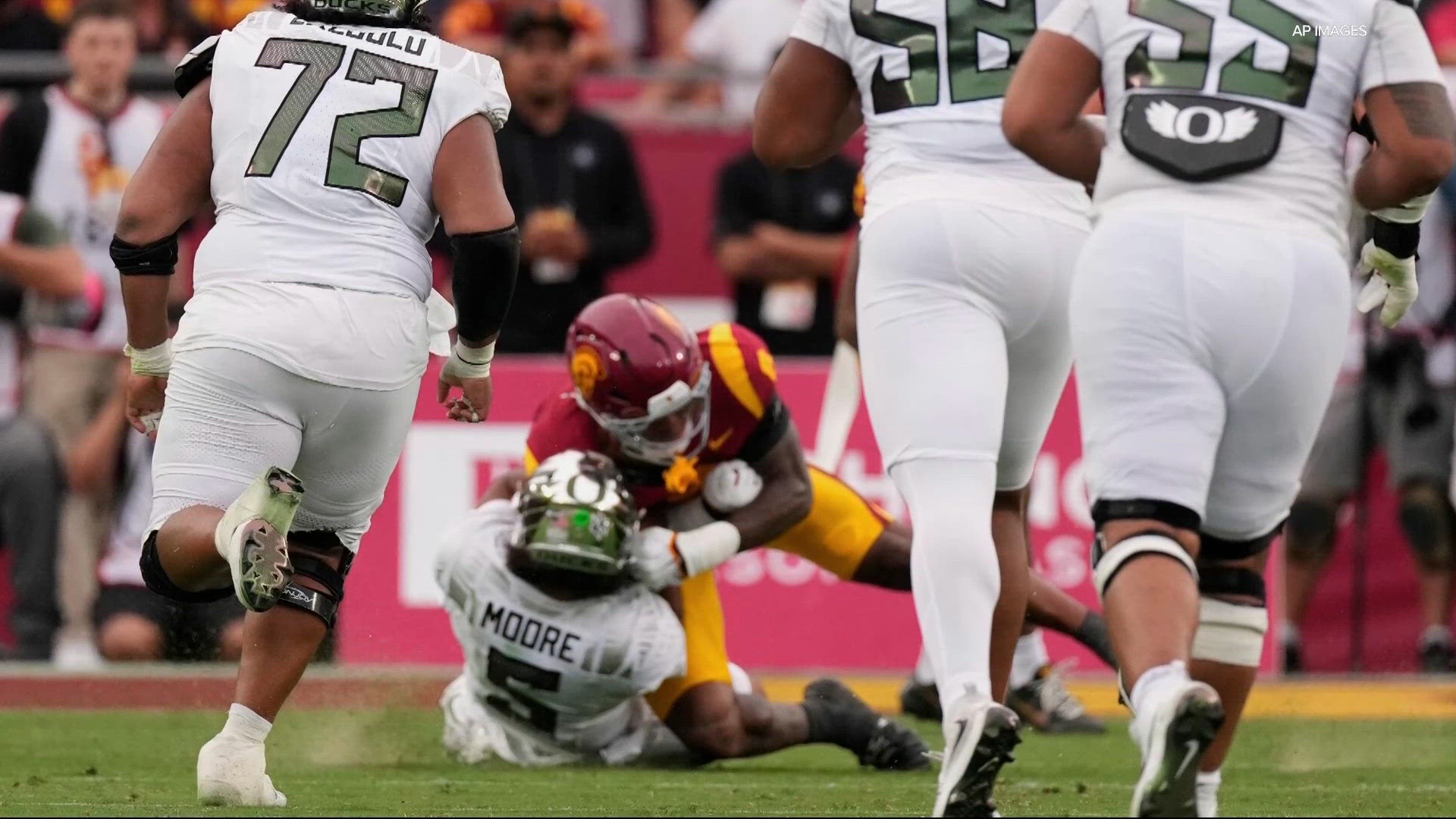 Oregon Ducks QB Dante Moore returns to practice | kgw.com