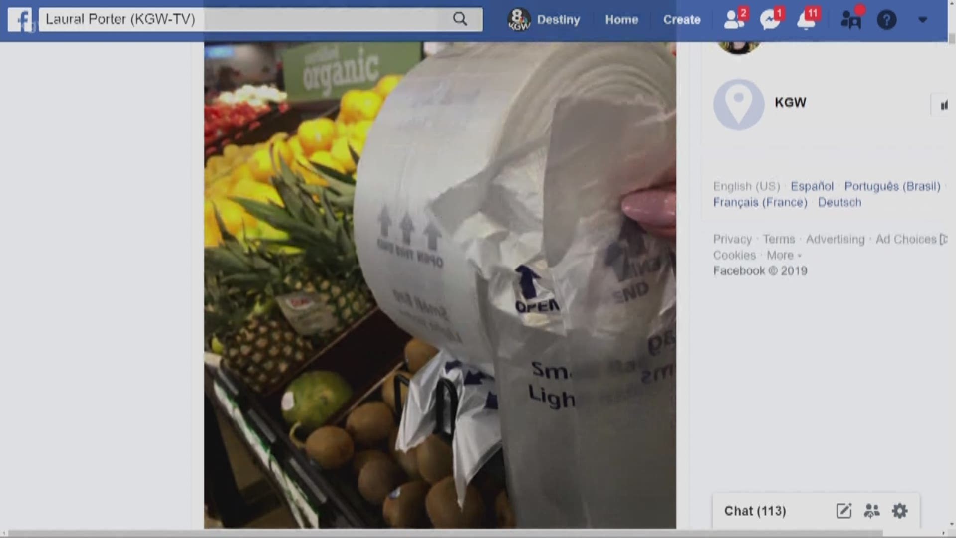 Laural Porter's post about grocery store produce bags got you talking and inspired us to start a new adulting challenge.
#TonightwithCassidy