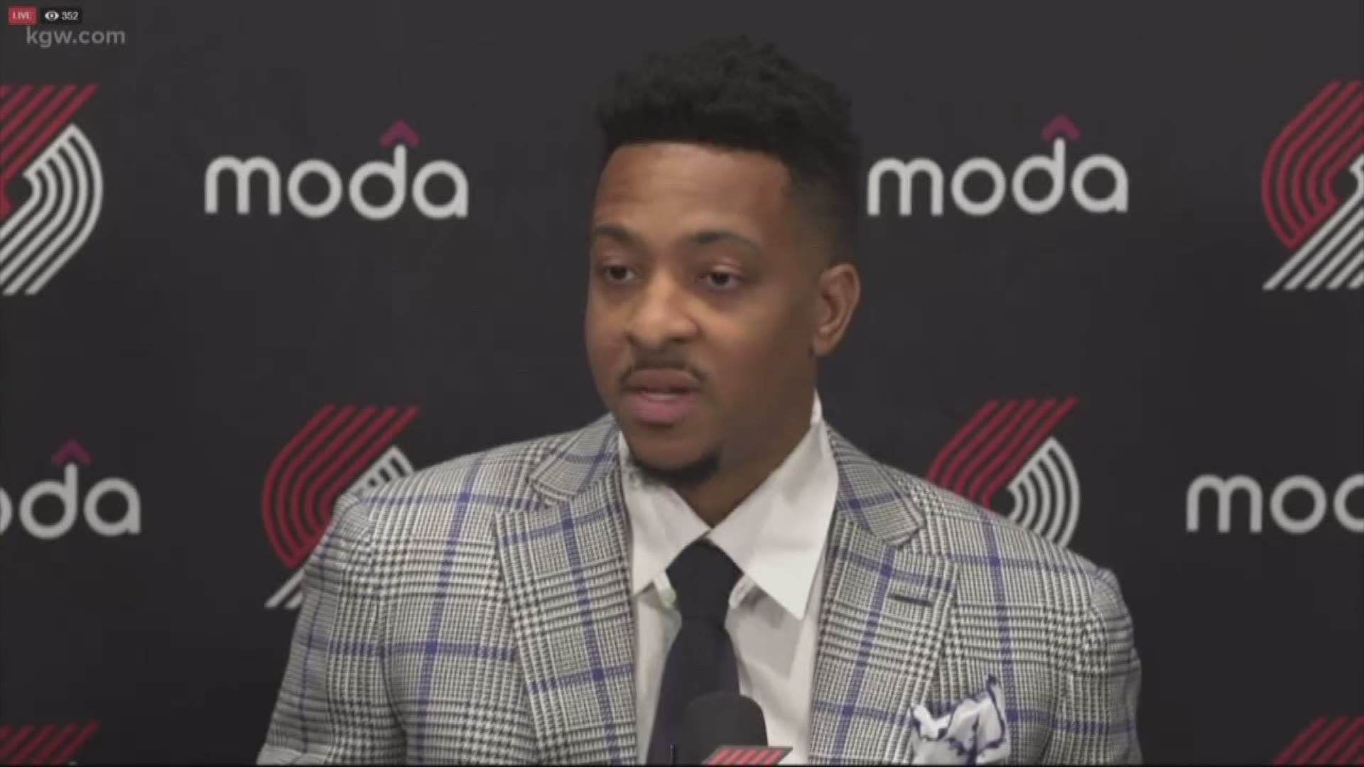 'It's been nice ... believing in me," CJ McCollum said about his $100M contract extension.