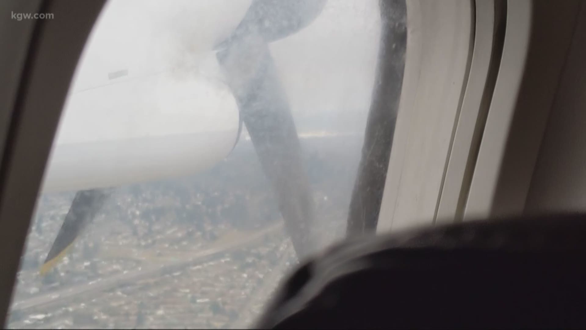 Passengers remained calm as they watched a propeller on a Horizon flight slow to a stop. The episode was caught on cam. KGW chatted with the passenger who took on-board video of the prop and passengers.