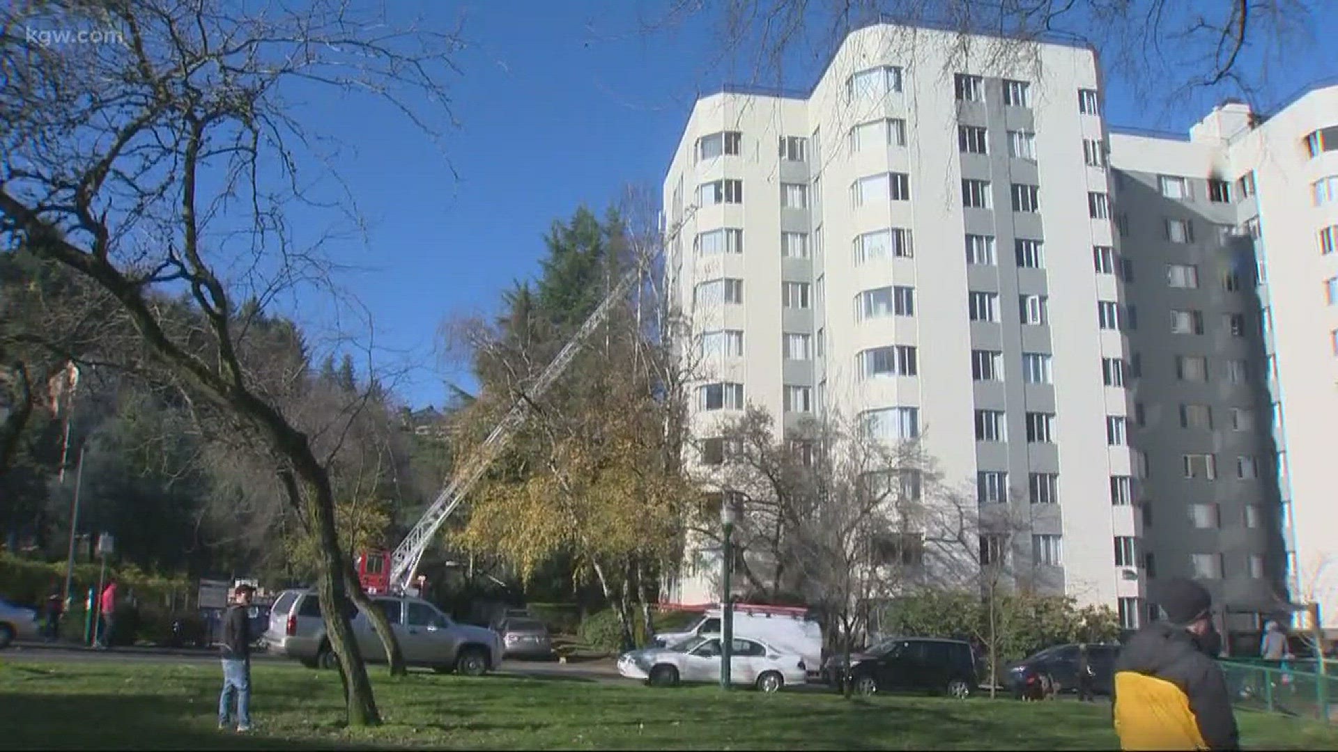 'Improperly discarded smoking materials' cause of apartment fire near