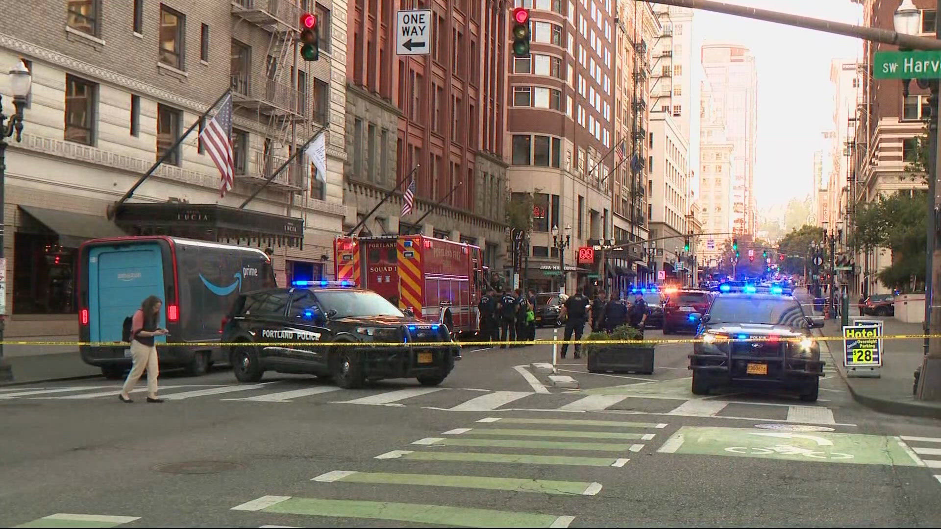 Suspect dead, 2 hospitalized after box cutter attack in downtown ...