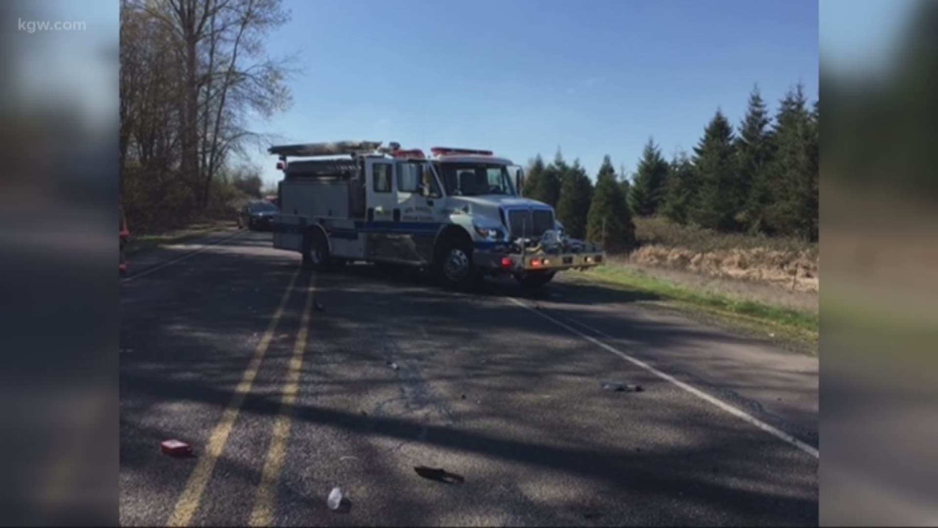 Three people died in a crash reported in Marion County on Saturday afternoon.